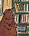 Cottage Reading  by Roxanna Bikadoroff