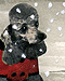 Christmas Poodle by Roxanna Bikadoroff