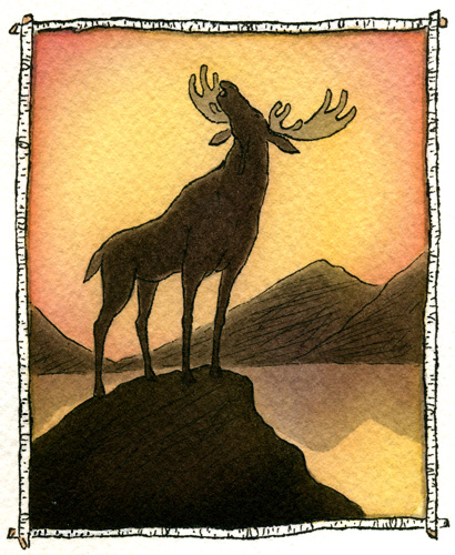 Singing moose