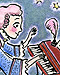 Young Mozart by Roxanna Bikadoroff