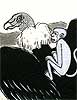 Vulture Ride by Roxanna Bikadoroff